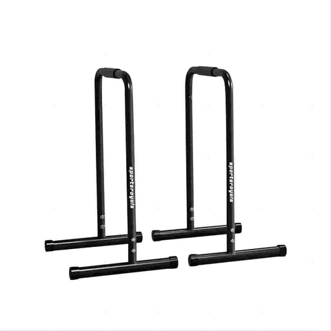Sportsroyals Dip Bar, Adjustable Parallel Bars for Home Workout, Dip Station with 300LBS Loading Capacity
