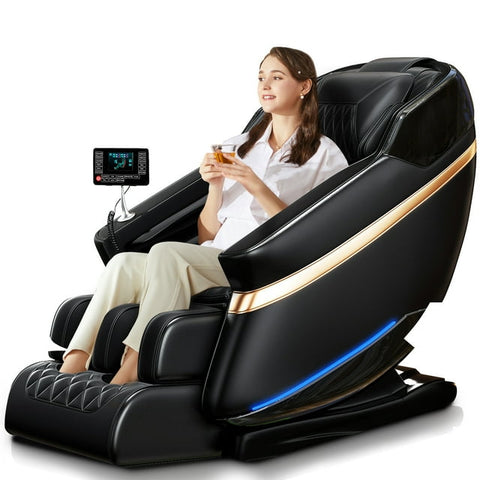 UPGO 4D Massage Chairs Full Body Recliner, Zero Gravity ShiatsuBluetooth Heat Foot Roller,Thai Massage Techniques