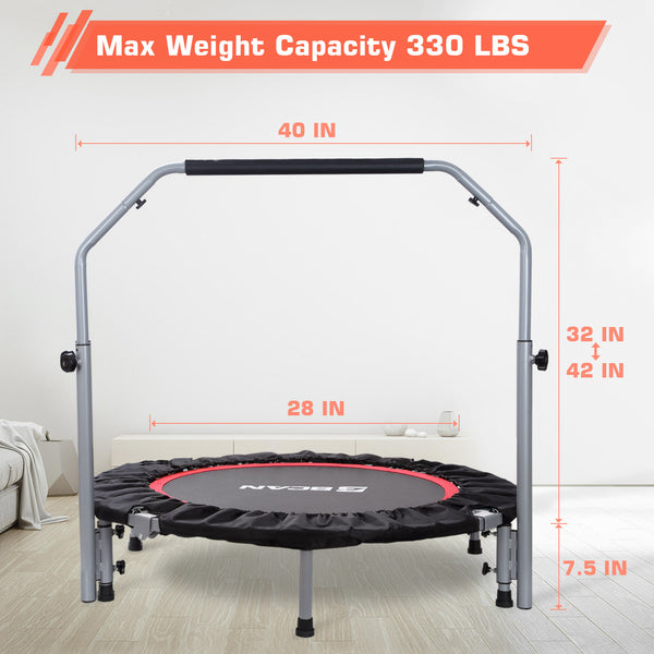 BCAN 40" Foldable Trampoline