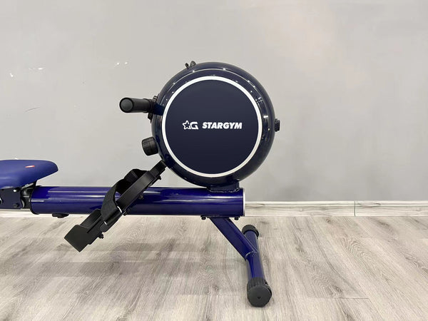 STARGYM Rowing Machine for Home Use，Navy blue slide retractable rowing machine