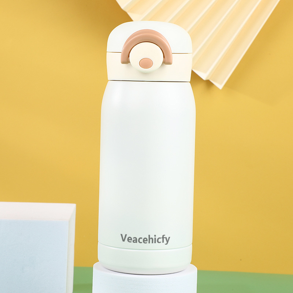Veacehicfy Stainless Steel Kid Thermo Double Wall Vacuum Insulated Sport Water Bottle