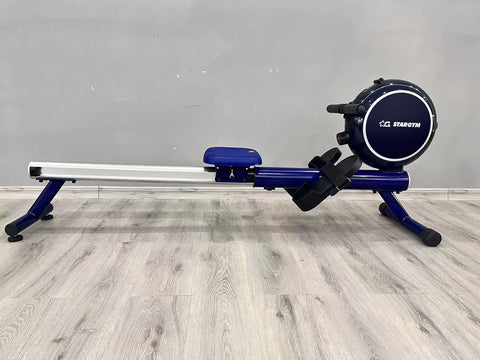 STARGYM Rowing Machine for Home Use，Navy blue slide retractable rowing machine