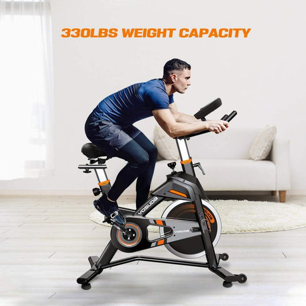 Indoor Cycling Bike Stationary, Exercise Bike for Home Gym,Weight capacity 330LBS
