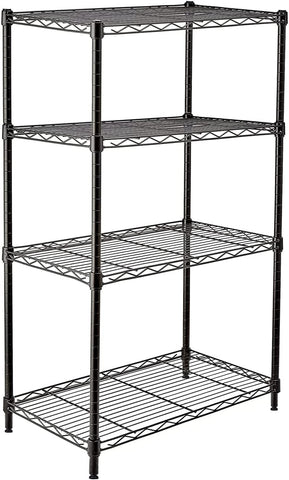 OTFitness 4 Tier Shelf Adjustable Storage Shelf 400LBS Load Capacity Metal Storage Rack 22.04"L X 13.77" W X 47.24" H