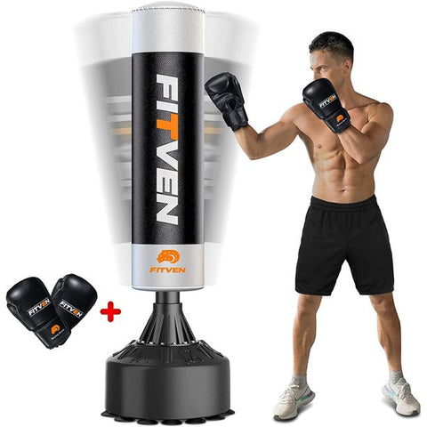 Freestanding Punching Bag 71"-215lbs with Boxing Gloves Boxing Bag