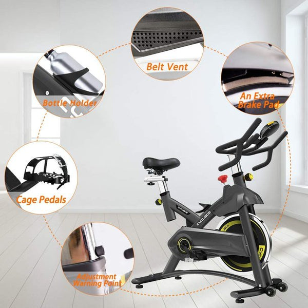 Cyclase Exercise Bike Stationary 330 Lbs. Weight Capacity
